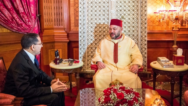 El Othmani et Mohamed VI El Othmani et Mohamed VI