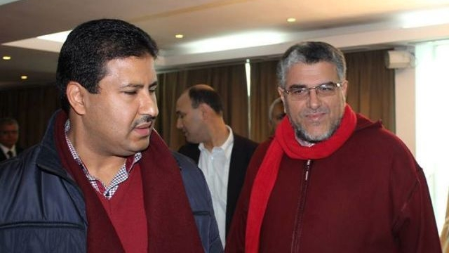 Abdelali Hamieddine et El Mostafa Ramid. Abdelali Hamieddine et El Mostafa Ramid.