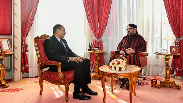 Le roi Mohammed VI et Ahmed Reda Chami Le roi Mohammed VI et Ahmed Reda Chami