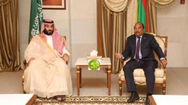Mohamed ben Salman et Mohamed ould Abdelaziz Mohamed ben Salman et Mohamed ould Abdelaziz
