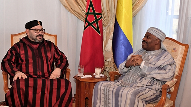 Le roi Mohammed VI et Ali Bongo Ondimba Le roi Mohammed VI et Ali Bongo Ondimba