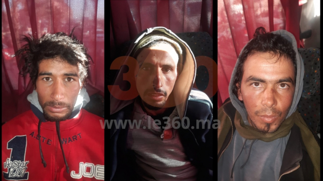 Les trois suspects arrêtés ce jeudi. De gauche à droite: Abdessamad Joude, Younès Ouaziyad et Rachid El Afati. Les trois suspects arrêtés ce jeudi. De gauche à droite: Abdessamad Joude, Younès Ouaziyad et Rachid El Afati.