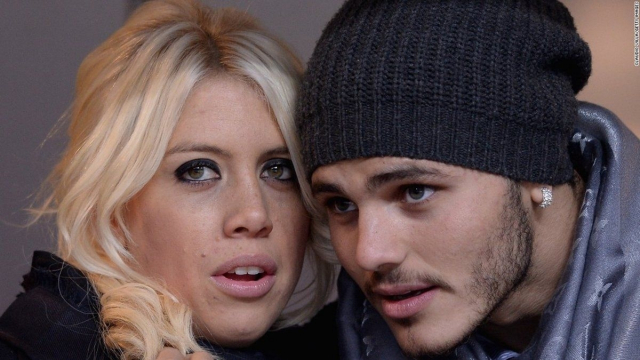 Icardi et son épouse Icardi et son épouse