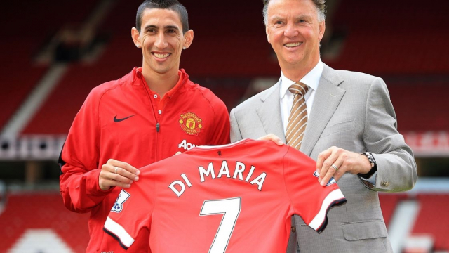 Di Maria et Van Gaal Di Maria et Van Gaal