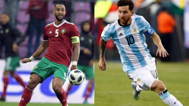 Maroc v Argentine Benatia v Messi Maroc v Argentine Benatia v Messi
