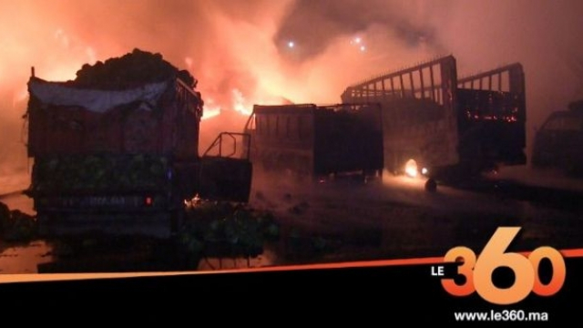 Guelmim incendie cover Guelmim incendie cover