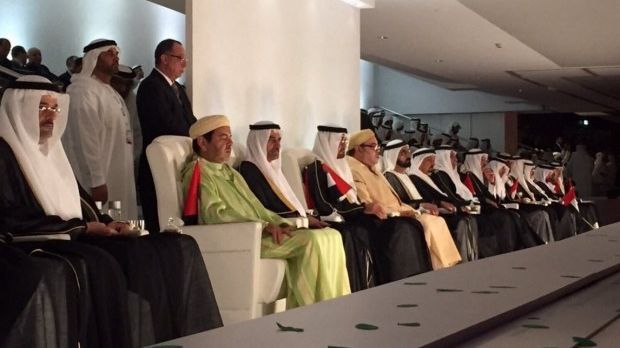الملك في احتفالات الإمارات الملك في احتفالات الإمارات