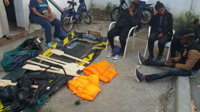 إيقاف مهاجرين سريين بطنجة 1 إيقاف مهاجرين سريين بطنجة 1