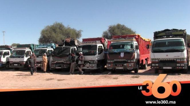 غلاف فيديو - اضراب الشاحنات يشل الحركة التجارية بإنزكان غلاف فيديو - اضراب الشاحنات يشل الحركة التجارية بإنزكان