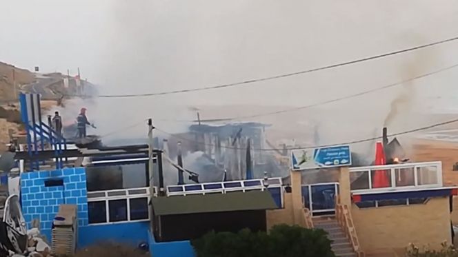 حريق بمطعم بأكادير حريق بمطعم بأكادير