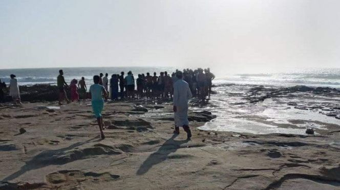 غرق في شاطئ إمسوان غرق في شاطئ إمسوان