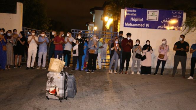 احتجاج أطباء طنجة 5 احتجاج أطباء طنجة 5
