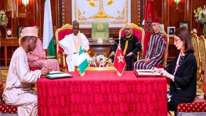 التوقيع على خط أنبوب الغاز نيجيريا-المغرب التوقيع على خط أنبوب الغاز نيجيريا-المغرب