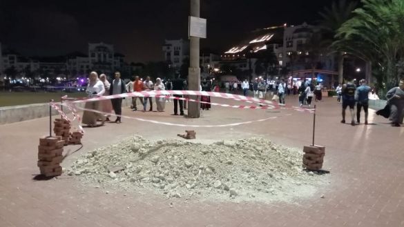 أشغال وسط كرنيش أشغال وسط كرنيش