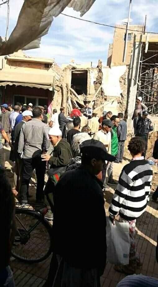 انهيار سور مسجد بتارودانت 3 انهيار سور مسجد بتارودانت 3