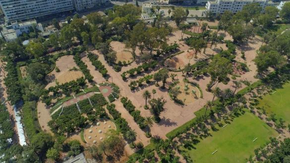 افتتاح حديقة الجامعة العربية 1 افتتاح حديقة الجامعة العربية 1