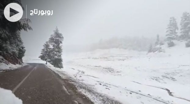 Cover-Vidéo: الثلوج ترسم ردائها الأبيض ببولمان وخنيفرة