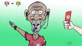 كاريكاتير: التحكيم يواصل الإساءة لسمعة الكرة الإفريقية