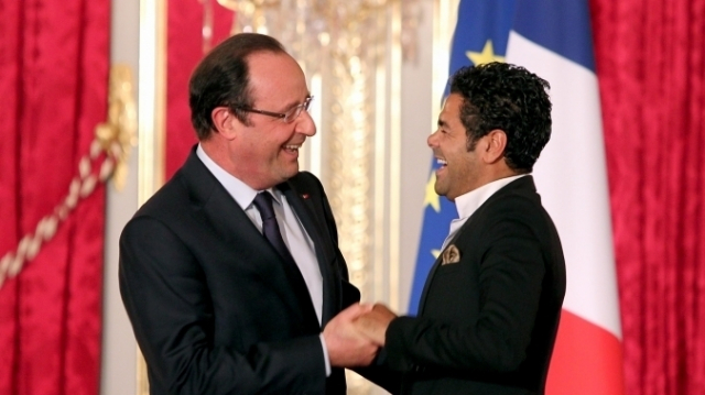 Debbouze et Hollande Debbouze et Hollande