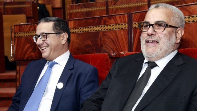 Mohamed Boussaïd et Abdelilah Benkirane à la chambre des représentants Mohamed Boussaïd et Abdelilah Benkirane à la chambre des représentants