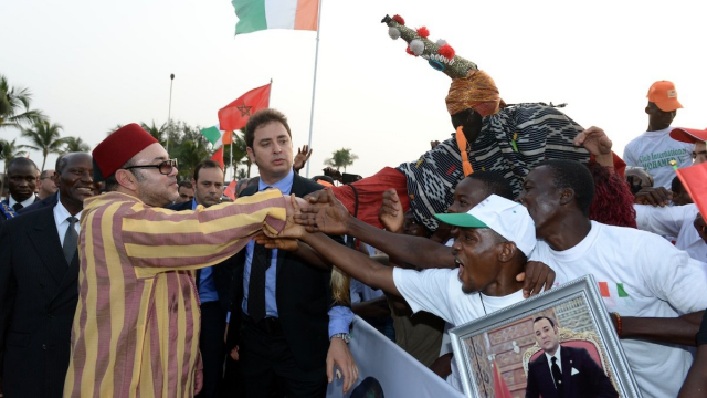 Le roi Mohamed VI à Abidjan