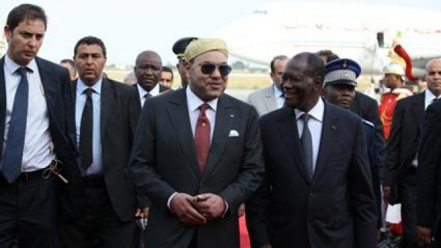 Mohammed VI et Ouattara Mohammed VI et Ouattara