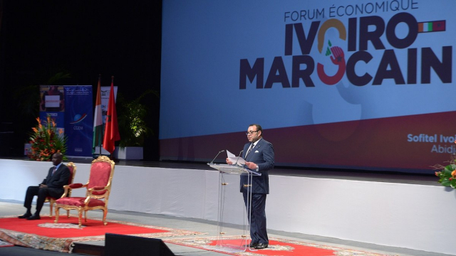 Mohammed VI Abidjan - Forum économique Maroc-Cote d&#039;ivoire
