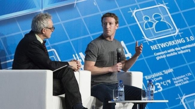 le boss Facebook au MWC le boss Facebook au MWC