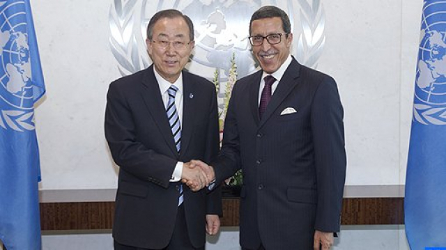 Omar Hilale et Ban Ki moon