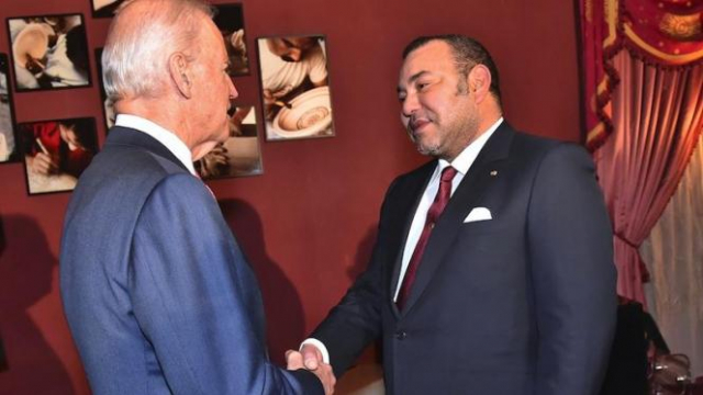 Mohammed VI et Joe Biden Mohammed VI et Joe Biden