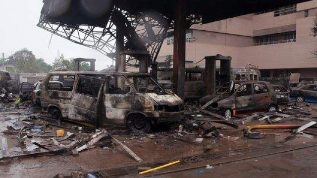 Ghana explosion station Ghana explosion station