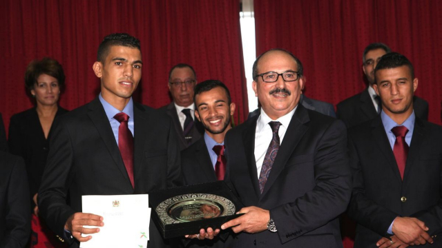 Mohamed Rabii et Lahcen Sekkouri, ministrede la jeunesse et des sports Mohamed Rabii et Lahcen Sekkouri, ministrede la jeunesse et des sports