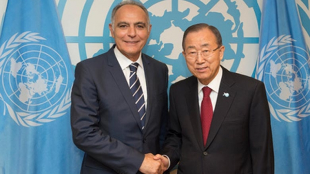 salaheddine Mezouar et Ban Ki-moon
