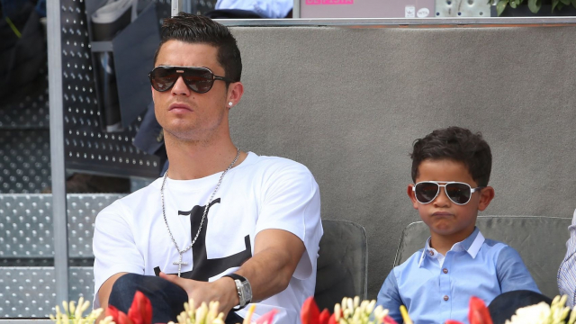 Ronaldo et son fils Ronaldo et son fils