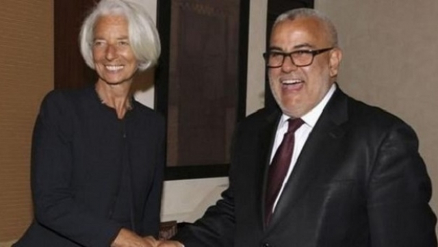 Christine Lagarde et Abdelilah Benkirane Christine Lagarde et Abdelilah Benkirane
