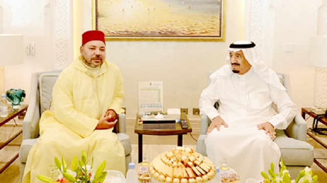 le roi Mohammed VI et le roi d'Arabie le roi Mohammed VI et le roi d'Arabie