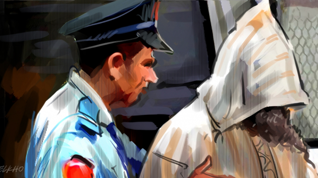 Arrestation dessin Arrestation dessin
