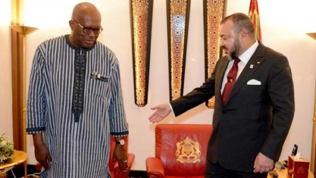Mohammed VI et Christian kabore Mohammed VI et Christian kabore
