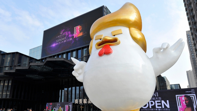 Trump en poulet Trump en poulet