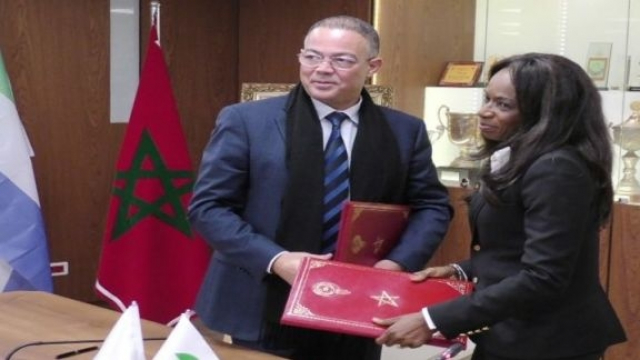 Lekjaa et présidente FF sierra leone Lekjaa et présidente FF sierra leone