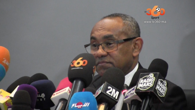 Ahmad Ahmad en conférence de presse Ahmad Ahmad en conférence de presse
