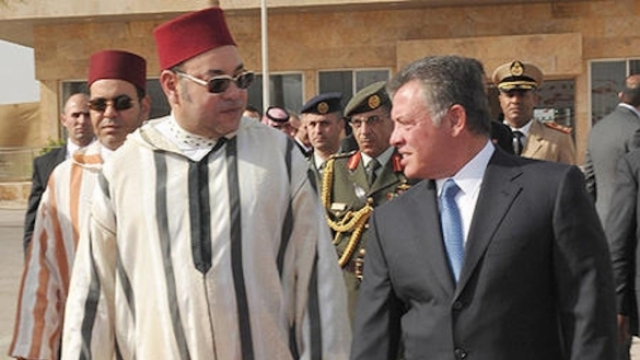 Mohammed VI et le roi Abdallah