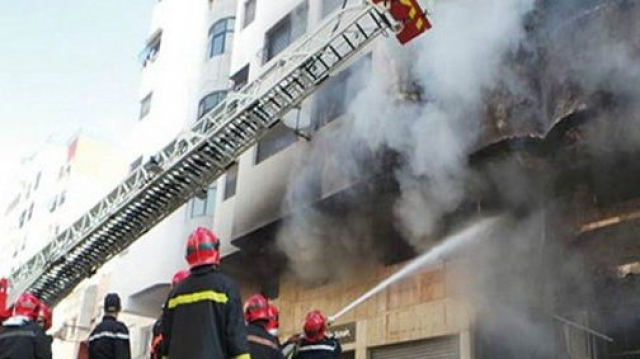 Incendie à Azilal Incendie à Azilal