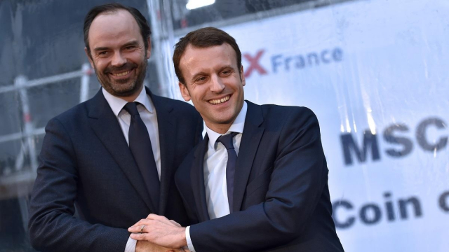 Edouard Philippe et Macron