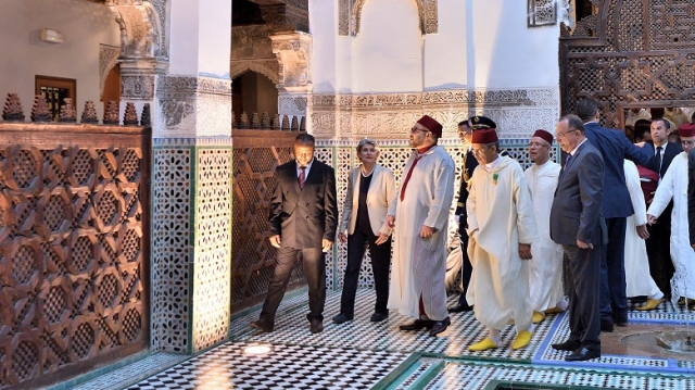 Roi Mohammed VI Avec D.G Unesco Roi Mohammed VI Avec D.G Unesco