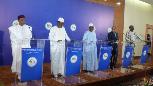 G5 Sahel: Macron et 5 chefs d'Etat africains réunis à Bamako ce dimanche G5 Sahel: Macron et 5 chefs d'Etat africains réunis à Bamako ce dimanche