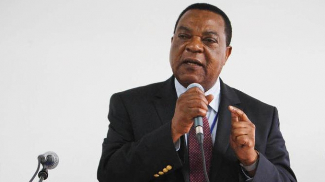 Le ministre des Affaires étrangères de la Tanzanie, Augustine Mahiga