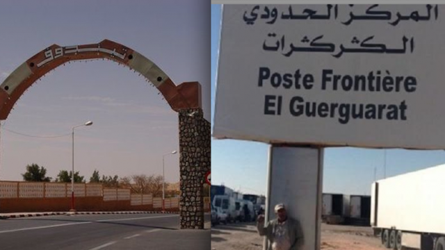 postes frontaliers Tindouf et Guerguerate