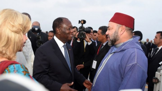 Mohammed VI et Alassane Ouattara Mohammed VI et Alassane Ouattara