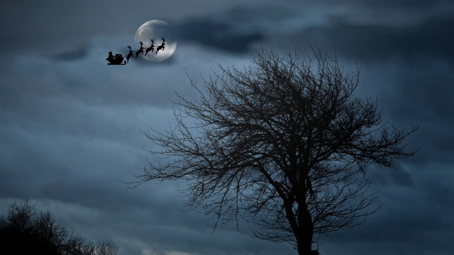 Père Noël traineau 2 Père Noël traineau 2